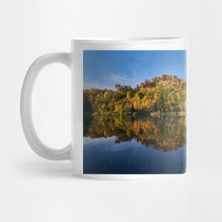 Autumn on the lake with reflection Mug